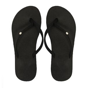 Sandalias Mujer Tiras Delgadas Negro