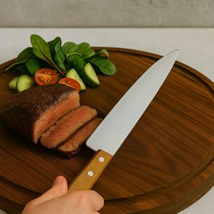 Set 12 Cuchillos Tramontina Cocina 9 Pulgadas Mango Madera
