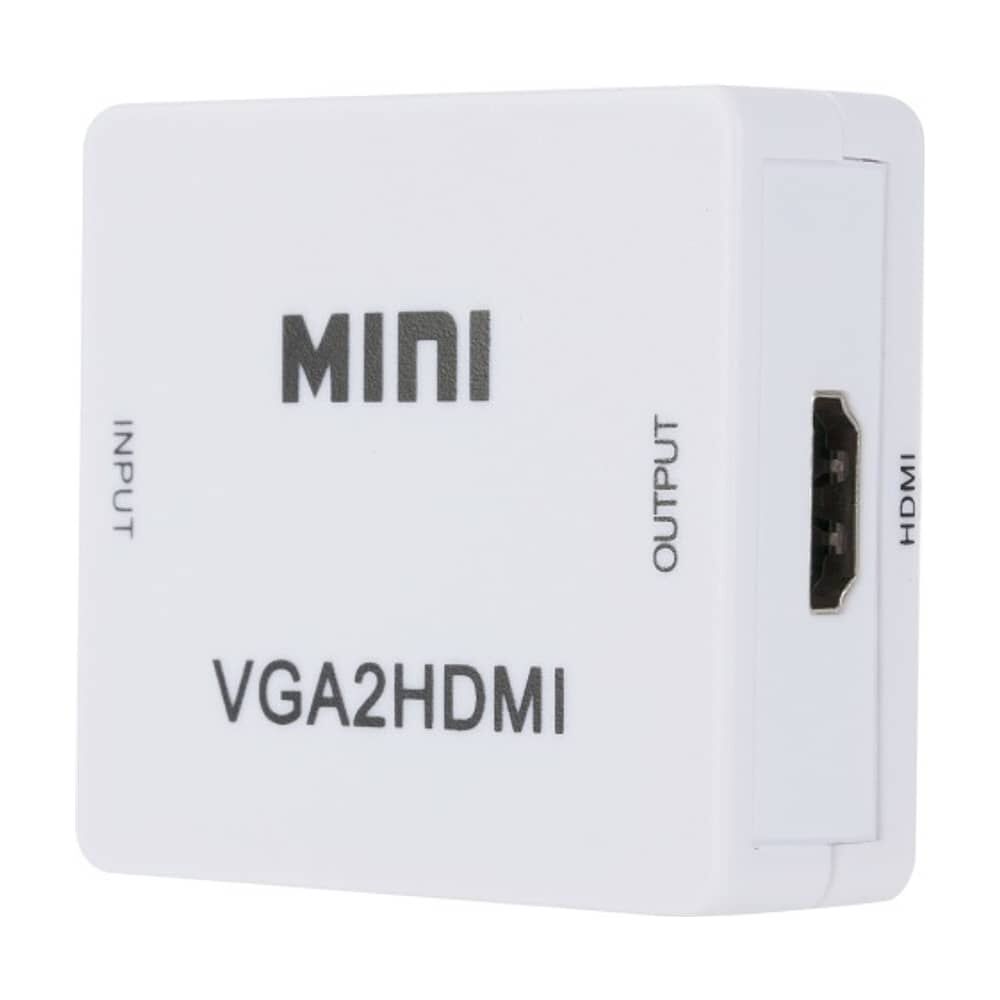 Adaptador Vga A Hdmi Hdtv Convertidor Vga Hembra A Hdmi Hembra Con Audio Jack 3.5 image number 4.0