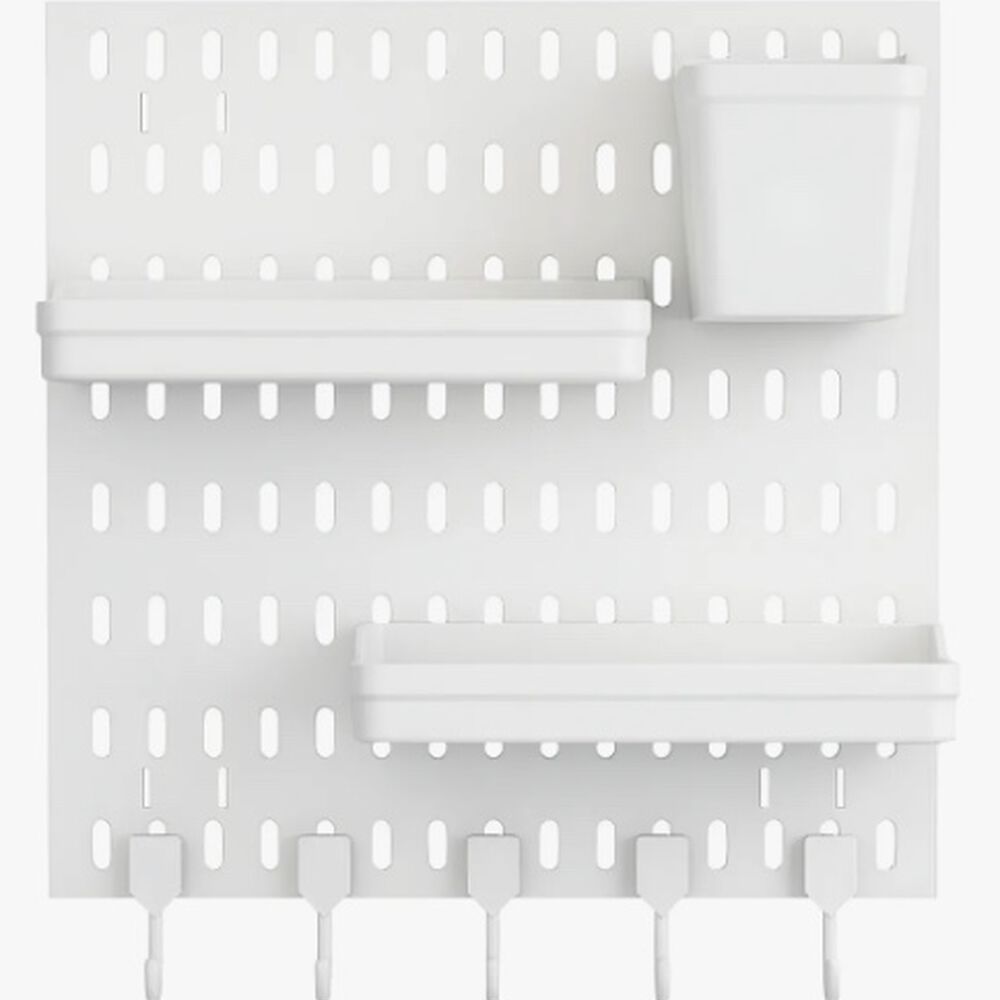 Organizador De Escritorio Pegado A La Pared Blanco image number 0.0