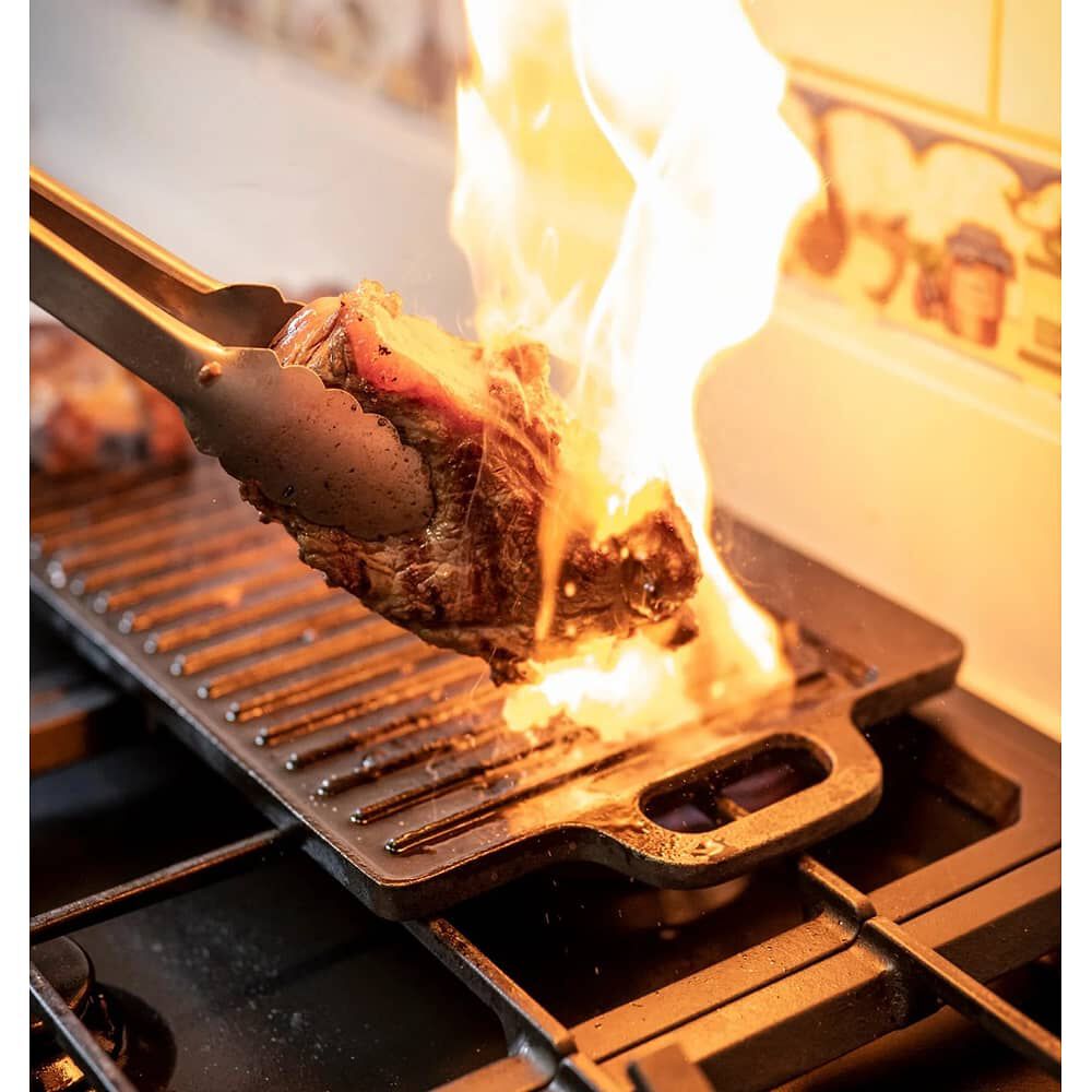 Plancha Iron Cast Wayu Asado Cocina 50x23cm Parrilla Barbacoa image number 4.0