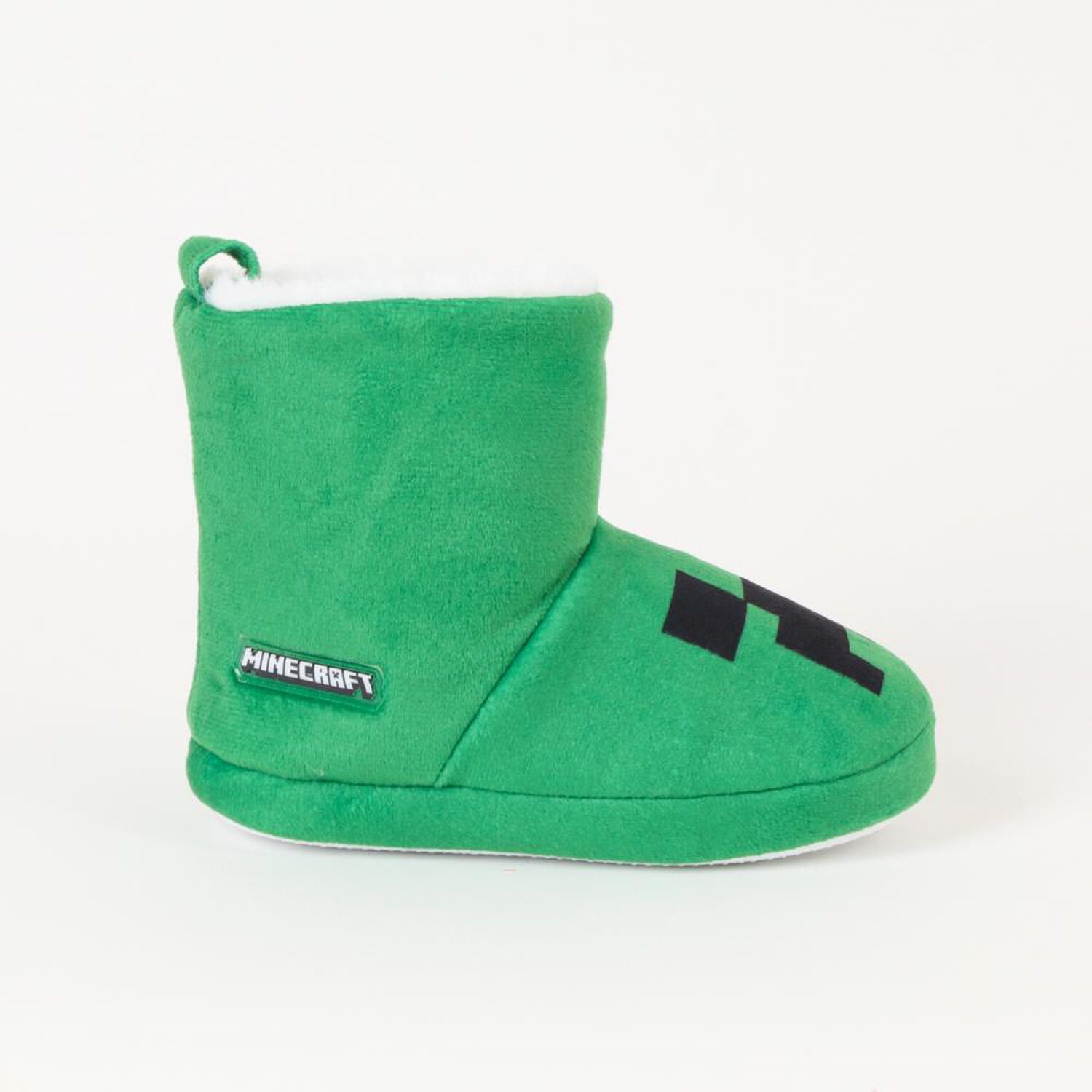 Pantufla Bota Ni&ntilde;o Minecraft Creeper Verde image number 0.0