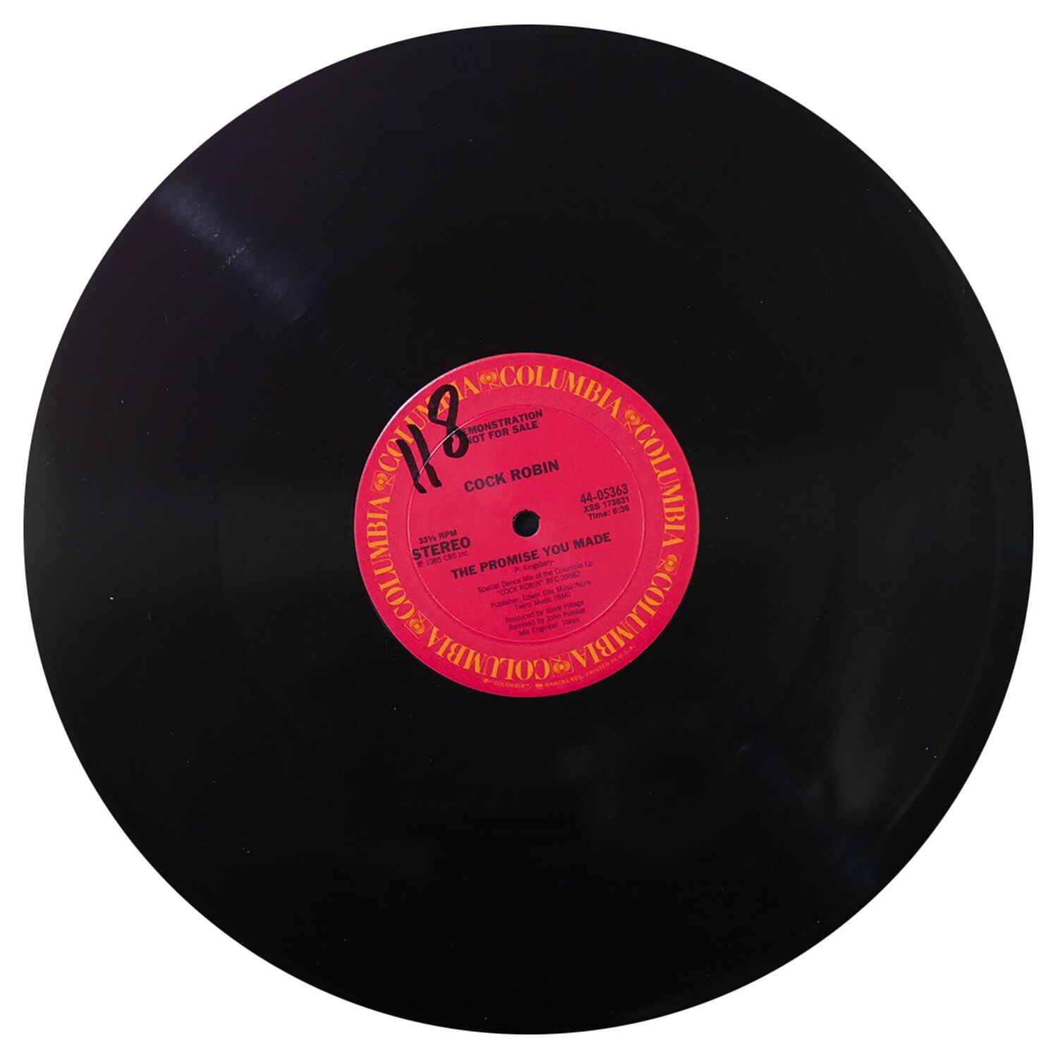 Cock Robin - The Promise You Made (promo) | 12" Maxi Single Usado image number 2.0