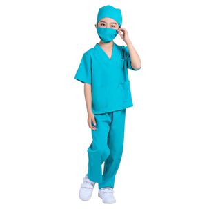 Disfraz Trajes De Doctor Cirujano Doctora Ni&ntilde;o Y Ni&ntilde;a Cosplay