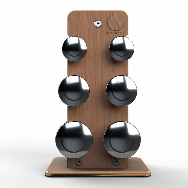 Rack De Madera Con Mancuernas Enigma Strength