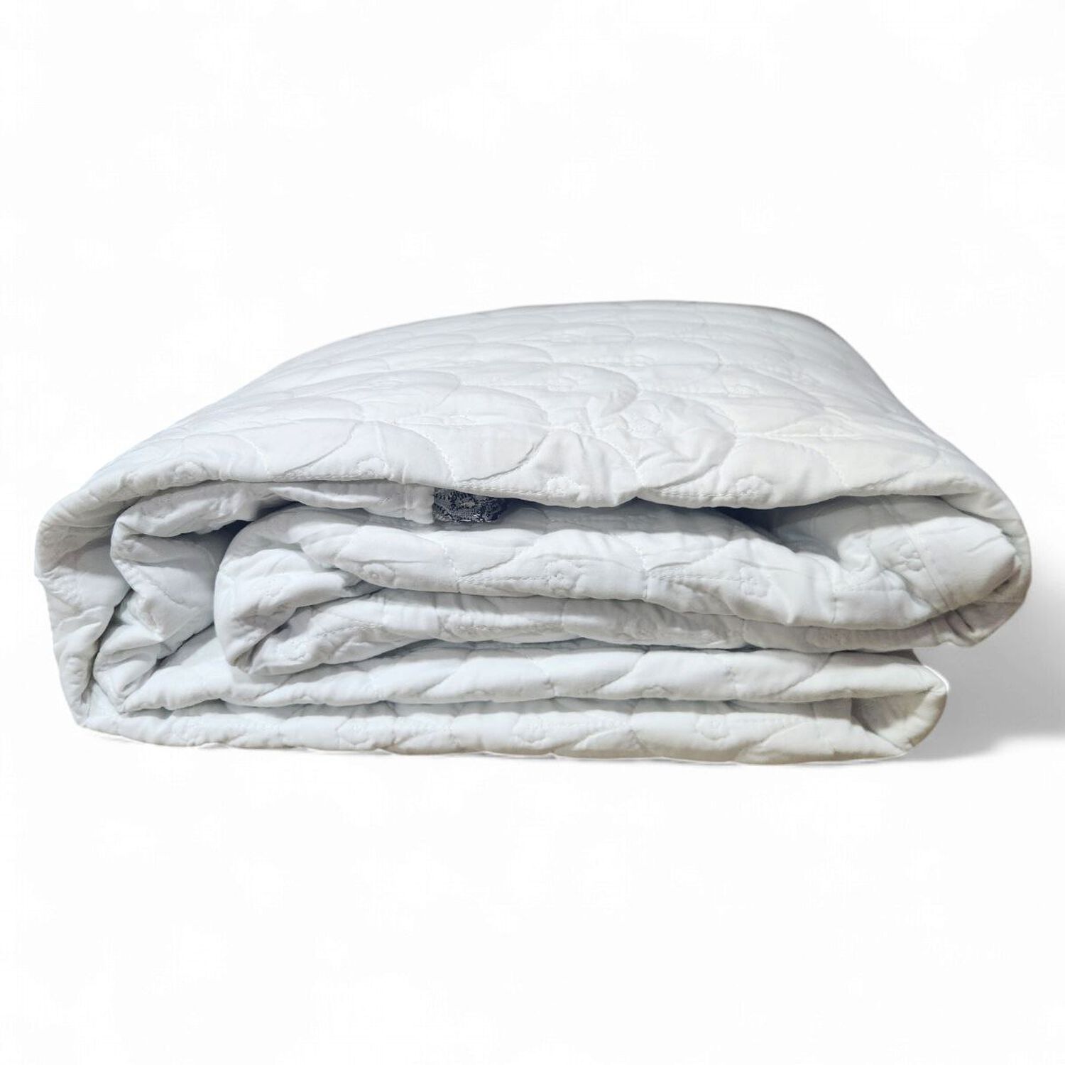  Cubrecama Bordado De Algod&oacute;n Para 2 Plazas 230cm X 250cm Colcha Color Blanco Cb1 image number 2.0