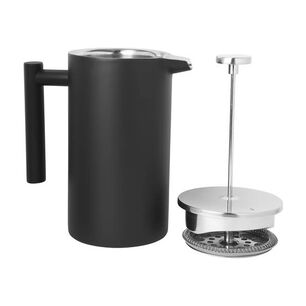 Cafetera Prensa Francesa Simple Cook Bolonia Negra
