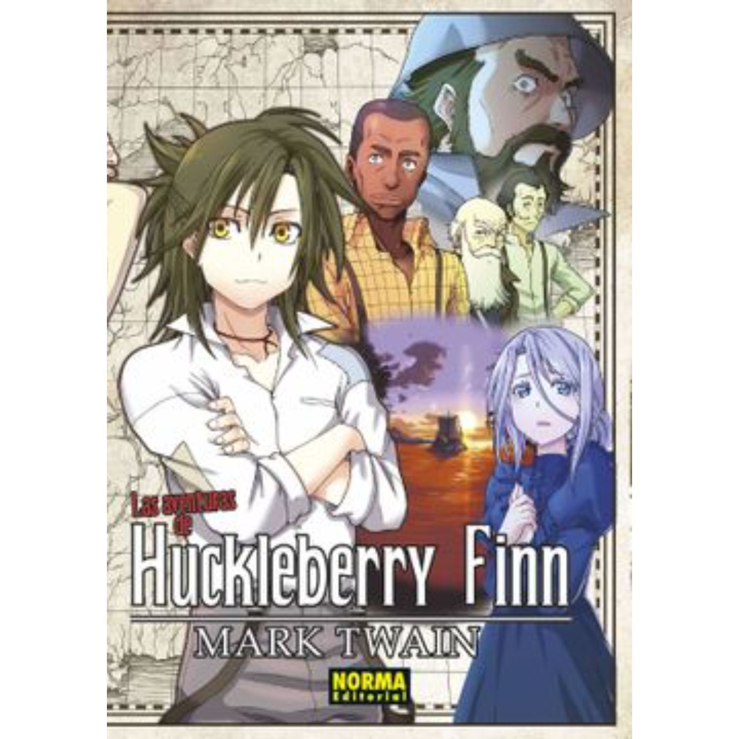 Las Aventuras De Huckleberry Finn (cl&aacute;sicos Manga) image number 0.0