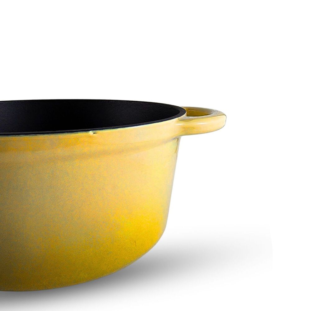 Olla Hierro Fundido 22cm Amarilla Keep Antiadherente Cocina image number 3.0