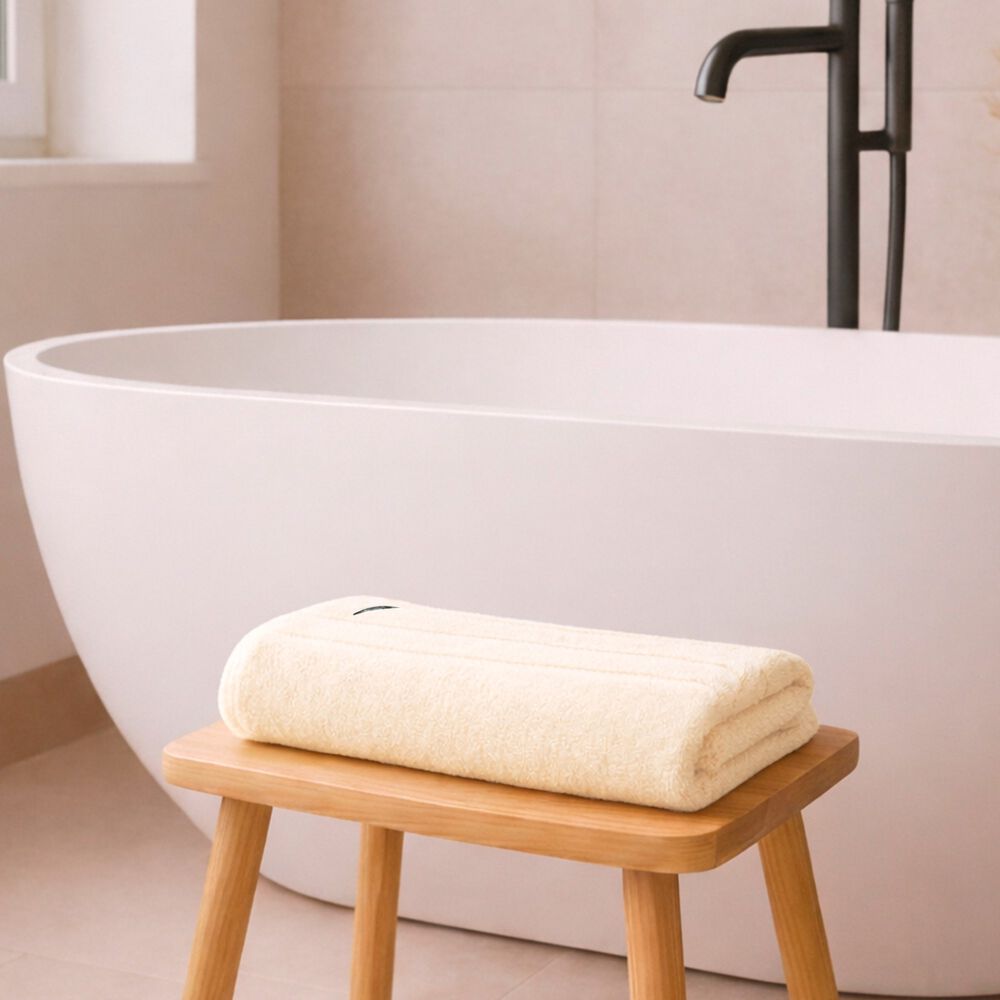 Toalla De Ba&ntilde;o Cuerpo Nautica Home 100% Algod&oacute;n 76x137cm Beige image number 0.0