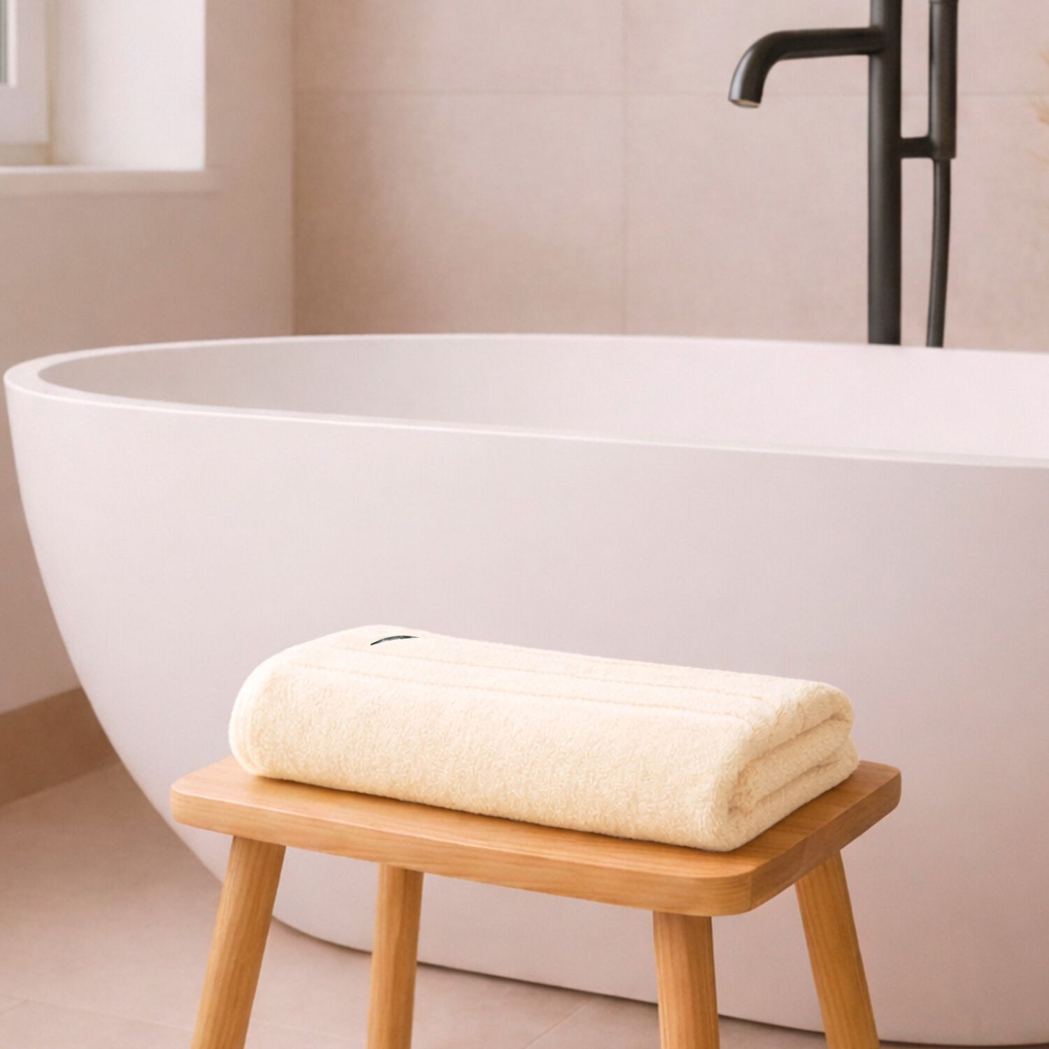 Toalla De Ba&ntilde;o Cuerpo Nautica Home 100% Algod&oacute;n 76x137cm Beige image number 0.0