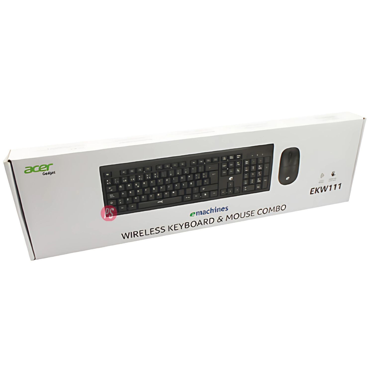 Kit Teclado + Mouse Inal&aacute;mbrico Usb Acer Ekw111 - Ps image number 1.0