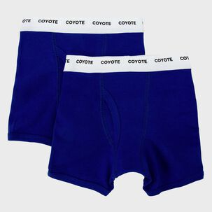 Pack Bóxer Azul Algodón Peruano