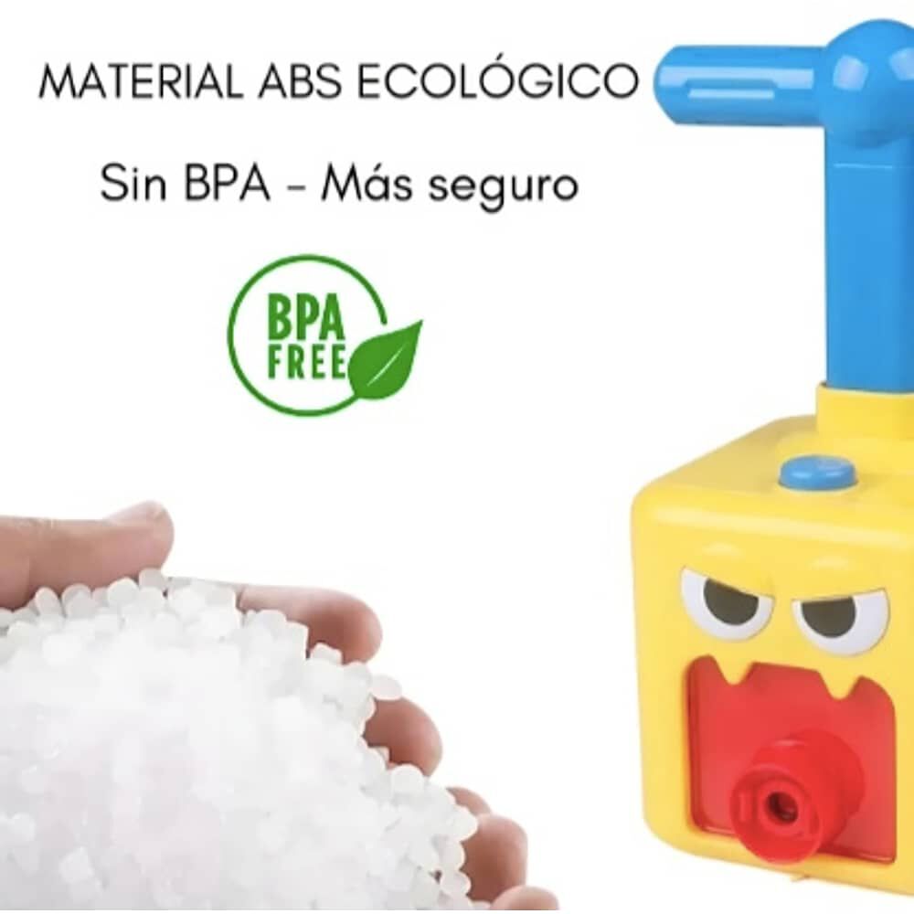Bomb&iacute;n Lanzador De Auto Inflador Globo Sin Bpa Para Ni&ntilde;o image number 3.0