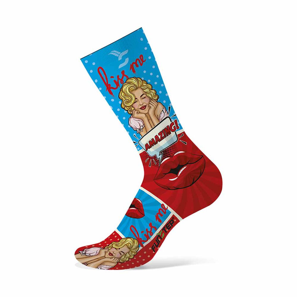 Calcetines Funstep Con Dibujos Azules/rojos M ( 36-39) image number 0.0