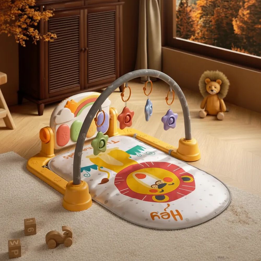 Gimnasio Musical Piano Con Bluetooth 3 En 1 Tm243 Lubabycas image number 0.0