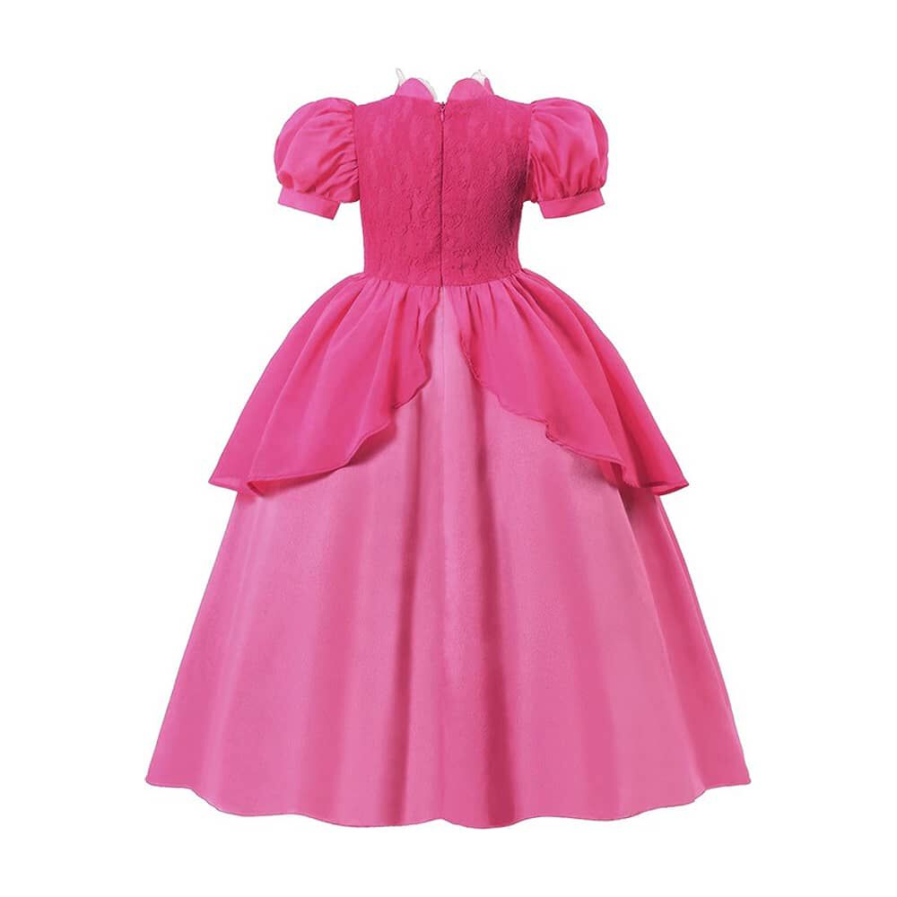 Disfraz Vestido Princesa Peach Ni&ntilde;as Super Mario Bros image number 1.0