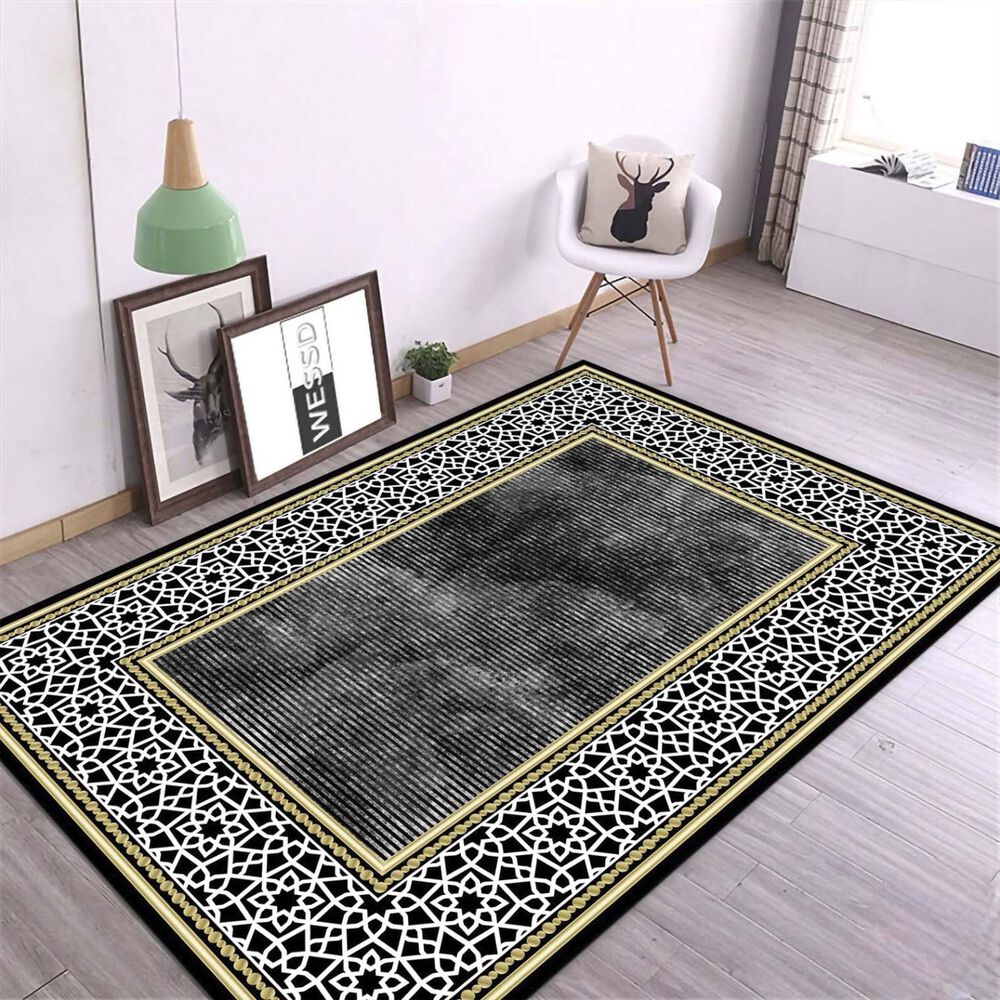 Alfombras Lisas Con Diseños Efecto 3d 200x240 Cm Md16 image number 1.0