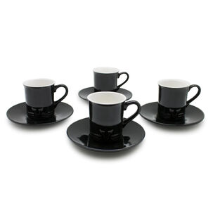 Set Tazas Y Platos 90ml Wayu Expresso 4 Piezas Cafe Expresso