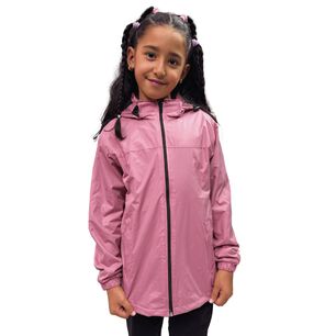Chaqueta Cortaviento Impermeable Unisex Para Ni&ntilde;os Con Polar