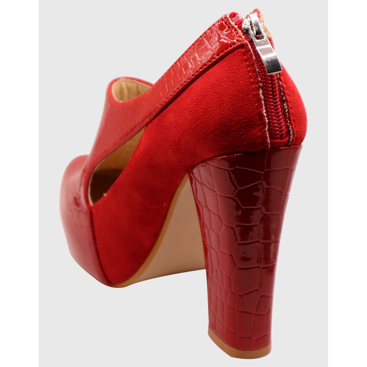 Zapato Taco Who Rojo image number 3.0
