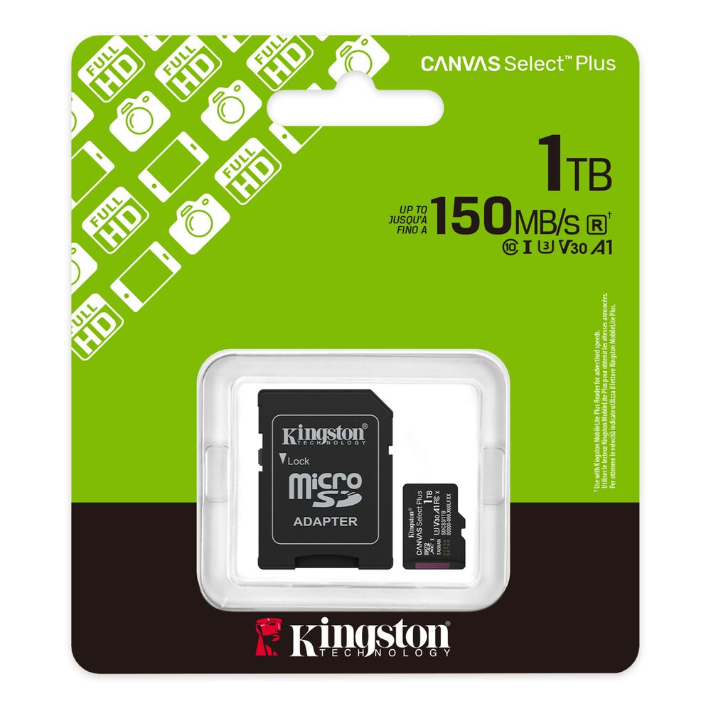 Tarjeta De Memoria Kingston Microsd Canvas Select Plus 1tb image number 0.0