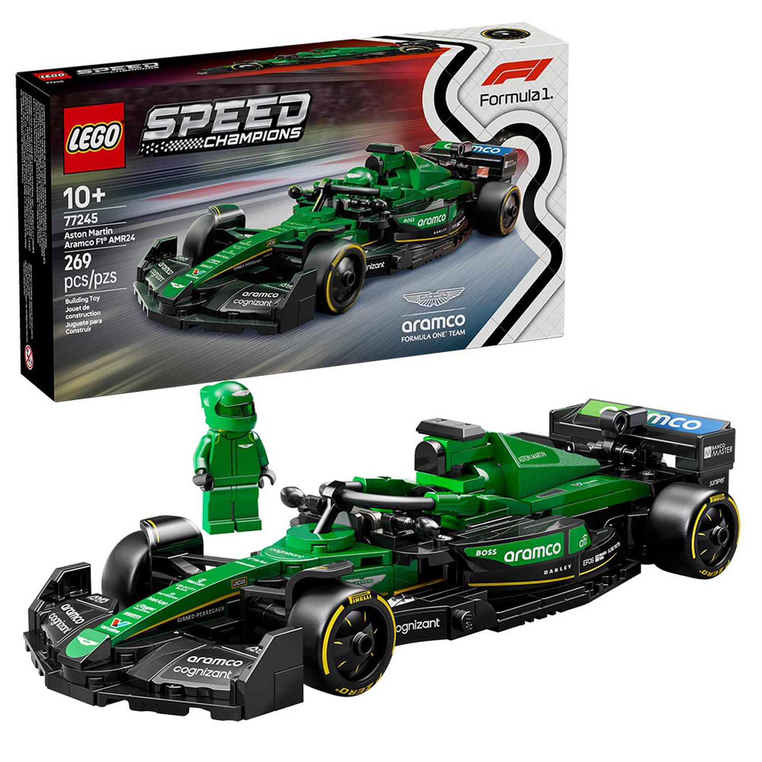 Lego Speed Champions - Auto De Carreras Aston Martin Aramco F1 Amr24 - 77245 image number 0.0