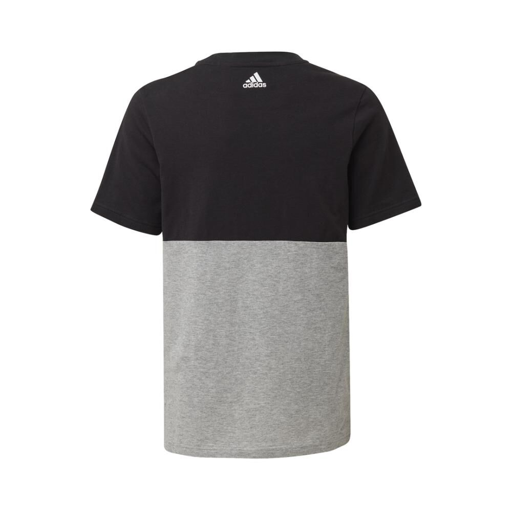 Polera Hombre Adidas Young Boys Linear Colorbock T-shirt image number 3.0