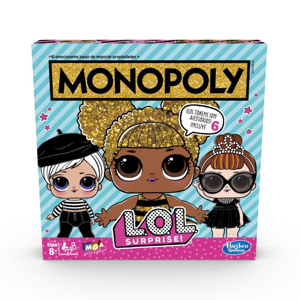 Juegos Familiares Monopoly L.o.l image number 0.0