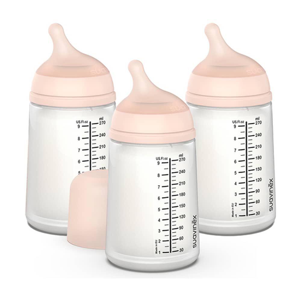 Pack 3 Mamaderas Antic&oacute;licos Zero Zero 270ml - Flujo Medio image number 0.0