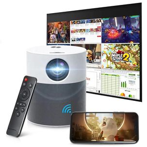 Proyector Funfoox Torre Ms Miracast Fhd 250 Led 4500lm Wifi