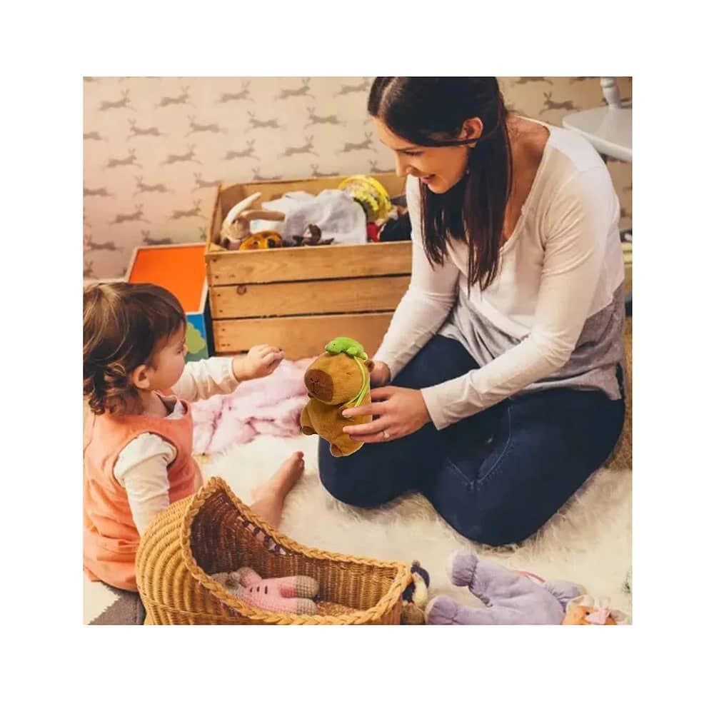 Capibara Mochila Tortuga Peluche Llavero image number 1.0