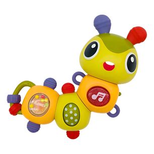 Sonajero Oruga Bebe Con Luz Y Musica Estimulaci&oacute;n Sensorial Multicolor