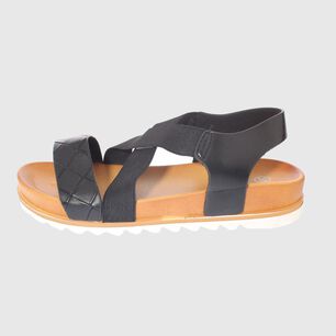 Sandalia Negro V&iacute;a Franca Art. 52109b40903black