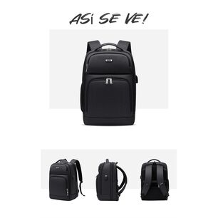 Mochila Notebook Inteligente Con Usb Negra Office