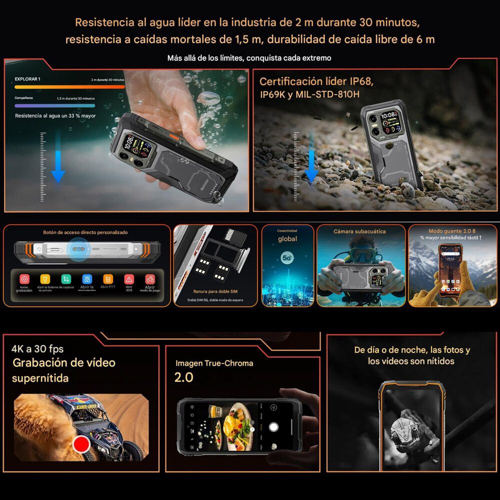 Blackview Xplore 1 20000mah 5g Ia Doble Pantalla 120hz image number 1.0