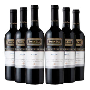 6 Vinos Santa Ema Gran Reserva Merlot