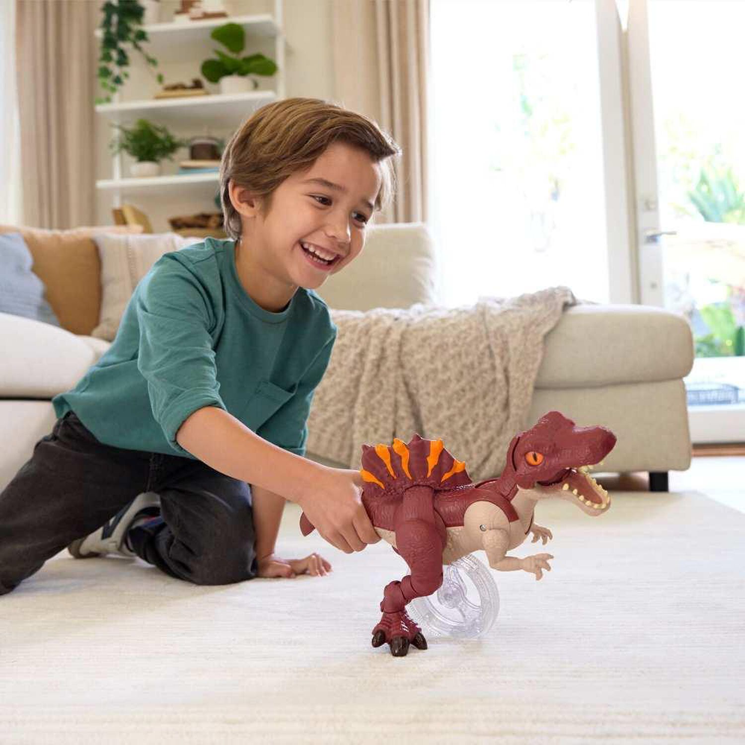Dinosaurio De Juguete Imaginext Rebirth Spinosaurus Corredor image number 1.0
