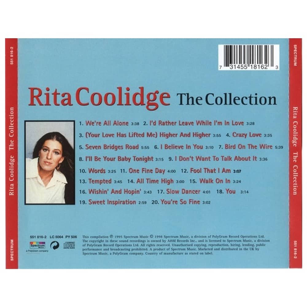 Rita Cooldge - The Collection | Cd image number 4.0