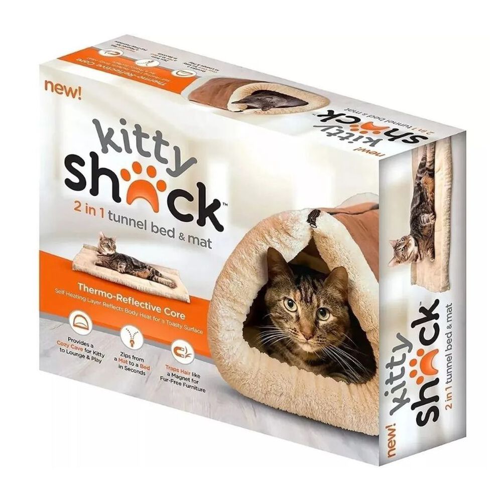 Cama Tunel Polar Para Gatos 2 En 1 Mascotas Lavable Termica image number 4.0