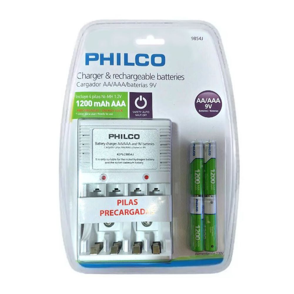 Cargador De Pila Philco Modelo 9854j image number 0.0