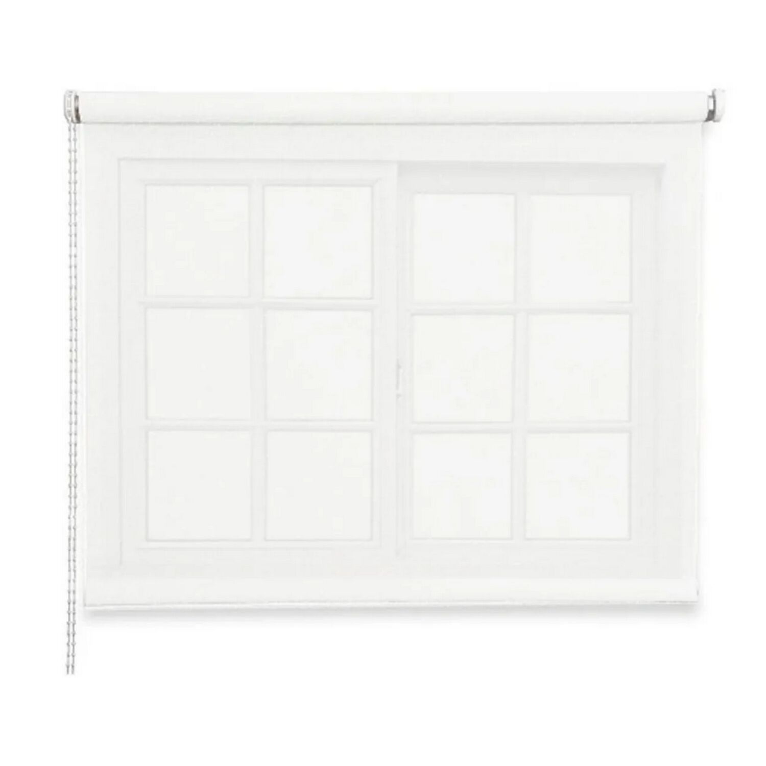 Cortina Roller Rustica Deluxe 100x160 Cm Blanco image number 0.0