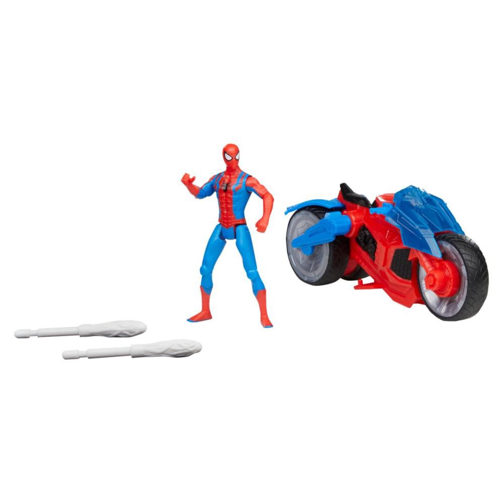 Figura De Acción Spider-man Moto Arácnida image number 8.0
