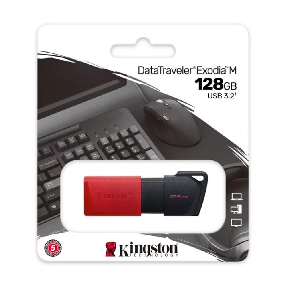 Pendrive Usb 3.2 128gb Rojo Exodia 3.2 image number 2.0
