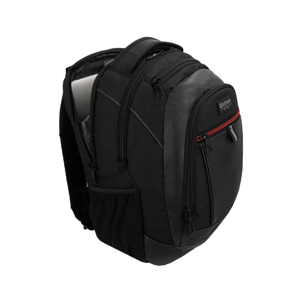 Mochila Notebook Xtrem Brooklyn 6xt Negro/rojo 15" image number 6.0