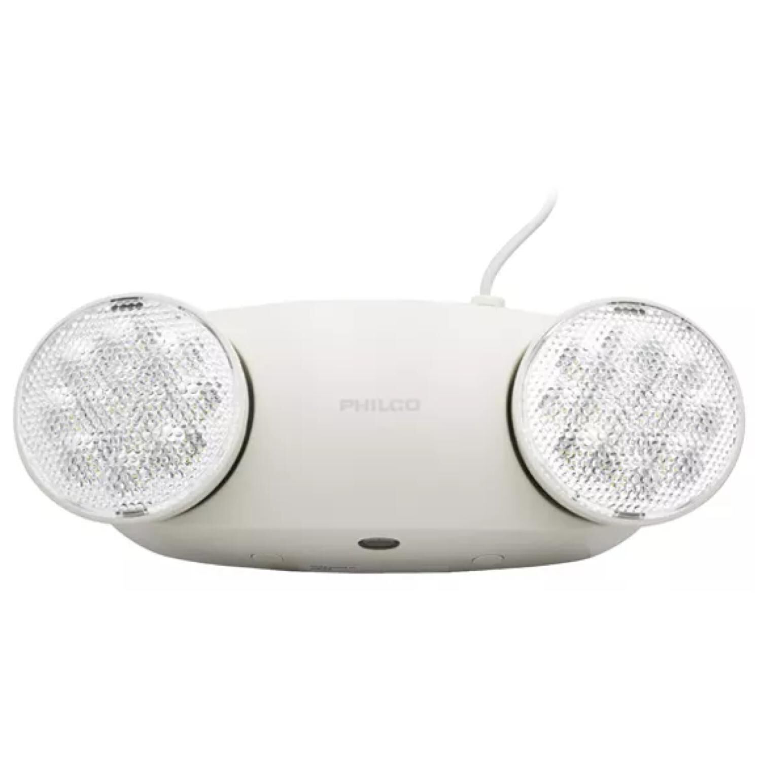 Lampara De Emergencia 2 Focos 24 Leds Ip20 Blanco At60 image number 0.0