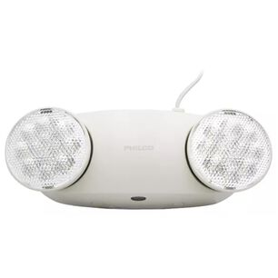 Lampara De Emergencia 2 Focos 24 Leds Ip20 Blanco At60