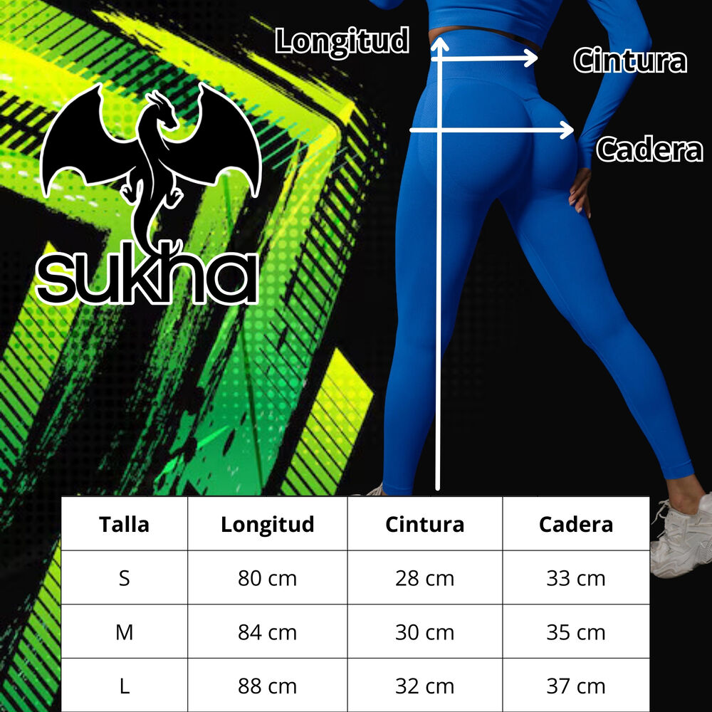 Calzas Leggings Push Up Solido image number 3.0