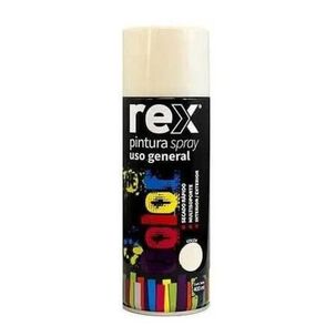 Pintura En Spray Uso General Secado Rápido Rex 400ml Blanca