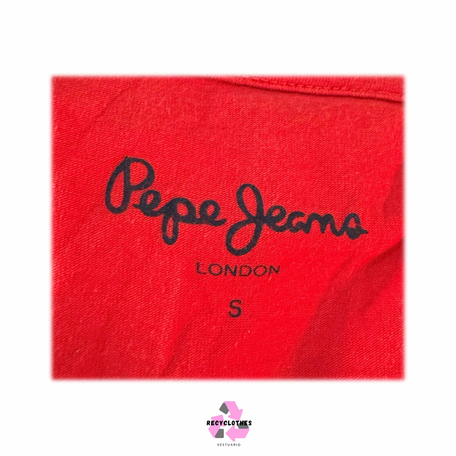 Polera Roja S Pepe Jeans image number 3.0